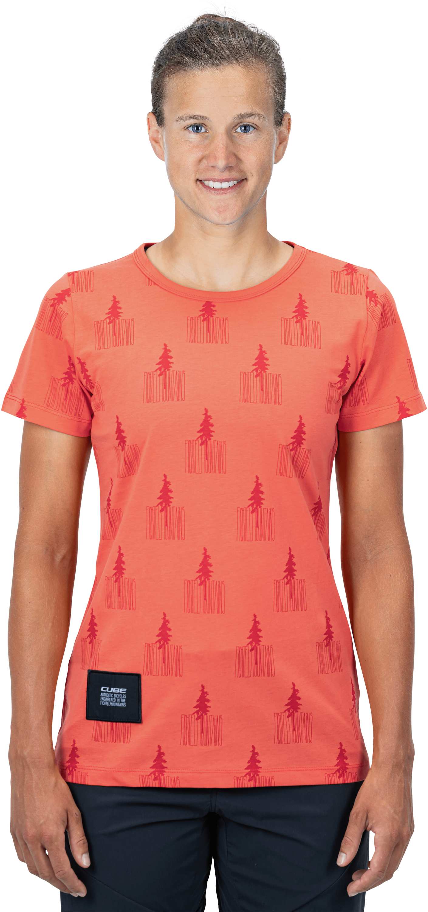 CUBE Organic WS T-Shirt Fichtelmountains Orange