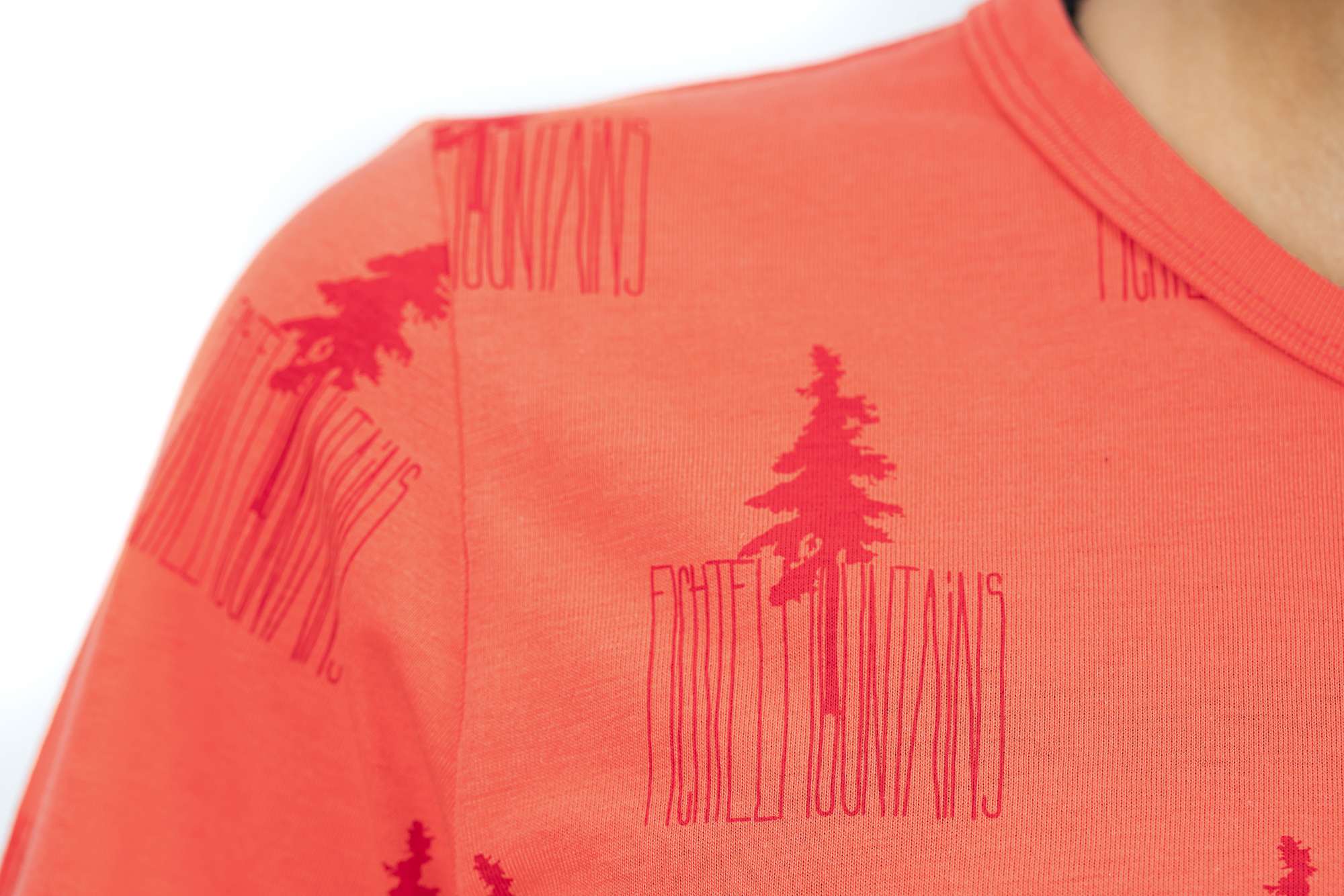 CUBE Organic WS T-Shirt Fichtelmountains Orange - Image 3