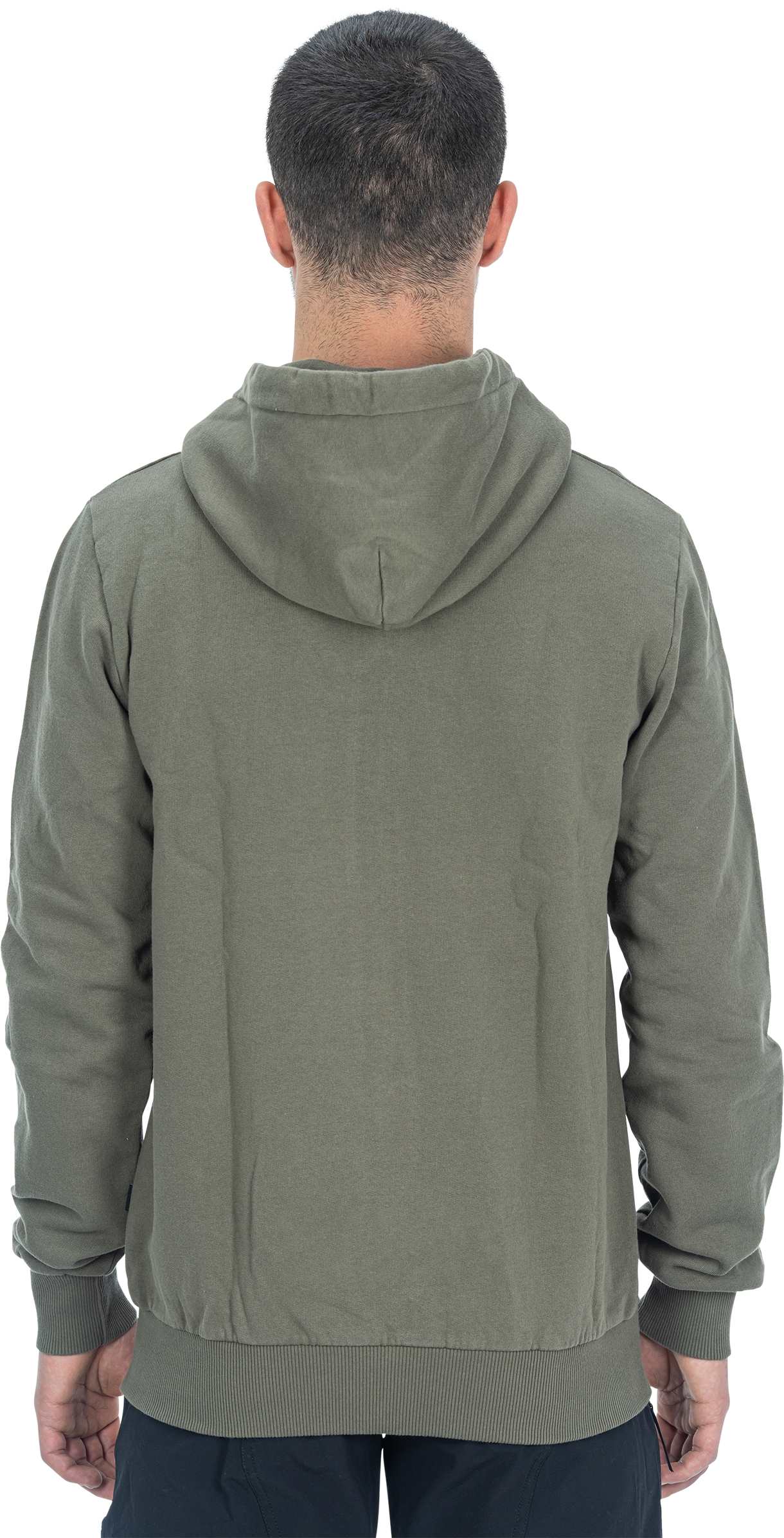 CUBE Organic Zip Hoodie Olive - Image 2