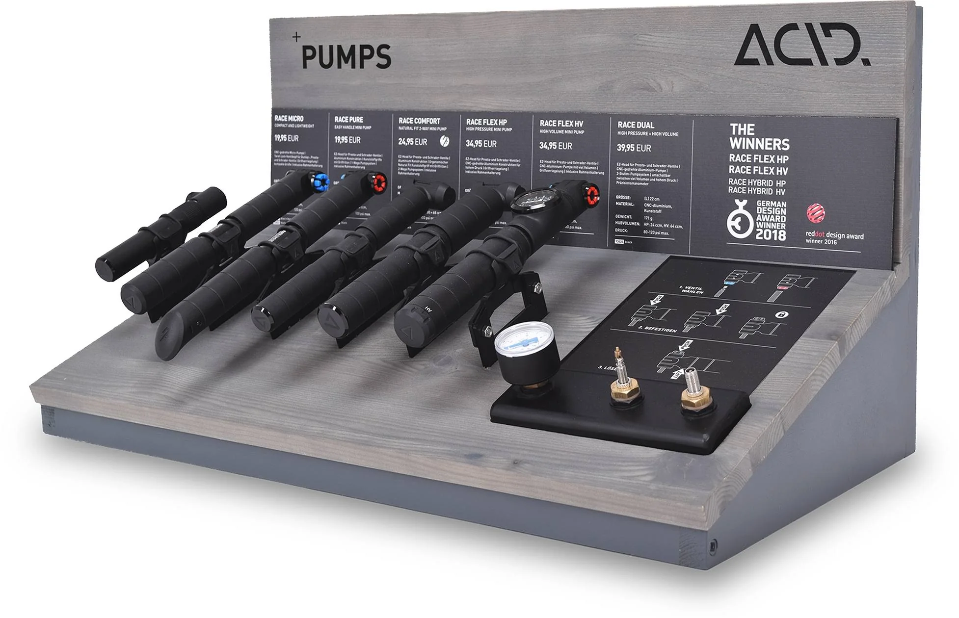 CUBE Pump Display Package