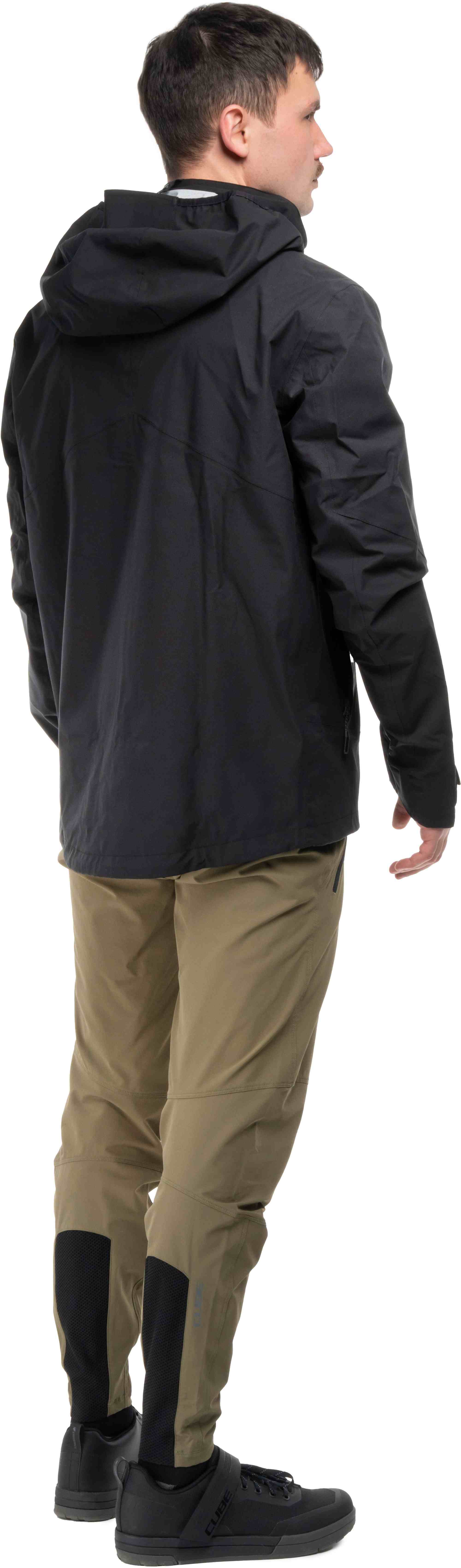 CUBE RAIN JACKET CMPT BLACK - Image 4