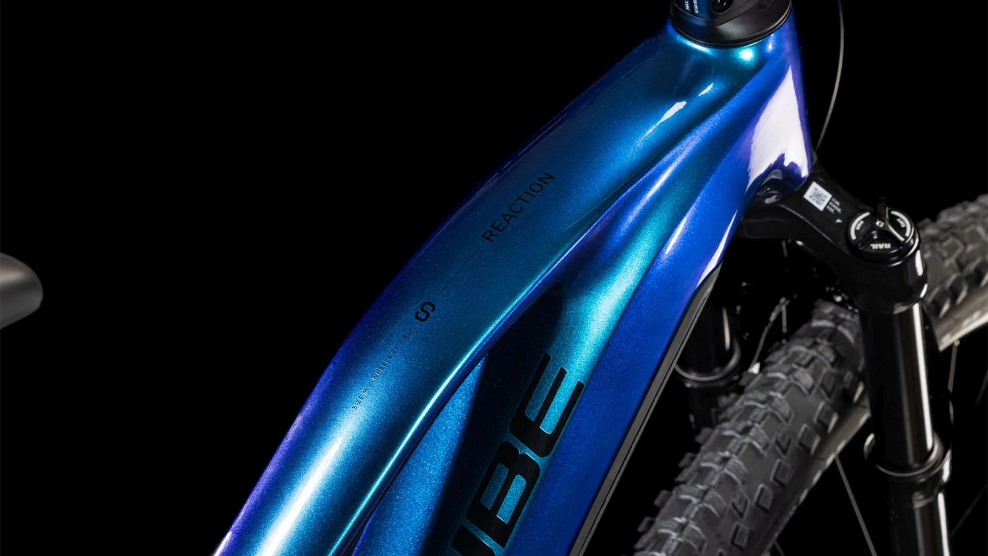 CUBE REACTION HYBRID SLX 800 NEBULA/BLUE - Image 9