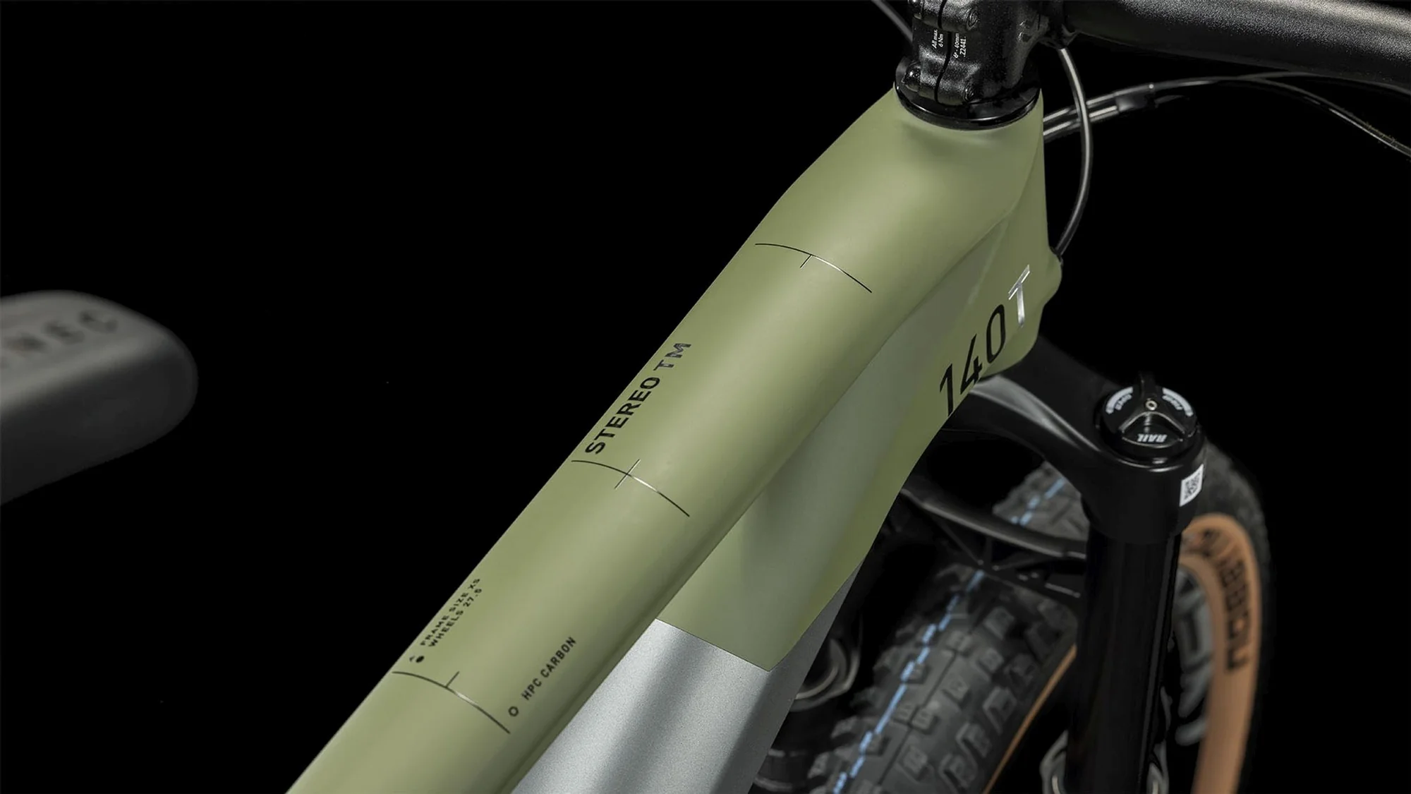 CUBE STEREO 140 HPC ROOKIE FLASHGREY/OLIVE - Image 3