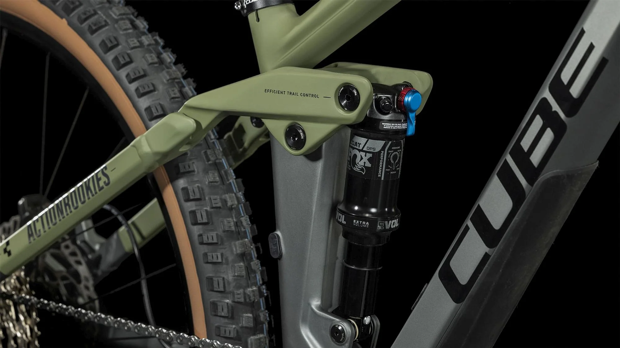 CUBE STEREO 140 HPC ROOKIE FLASHGREY/OLIVE - Image 5