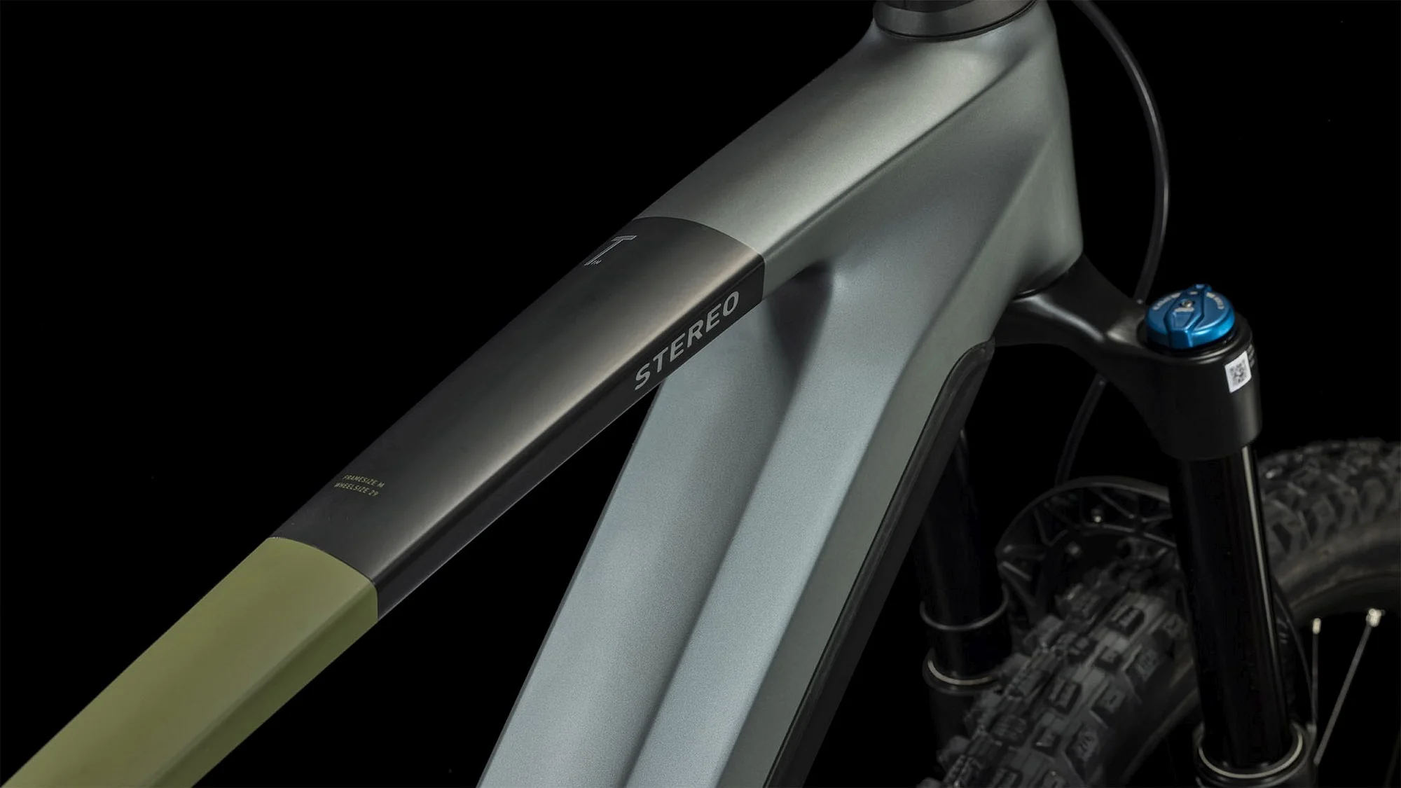 CUBE STEREO HYBRID 140 HPC TM 750 FLASHGREY/OLIVE - Image 2