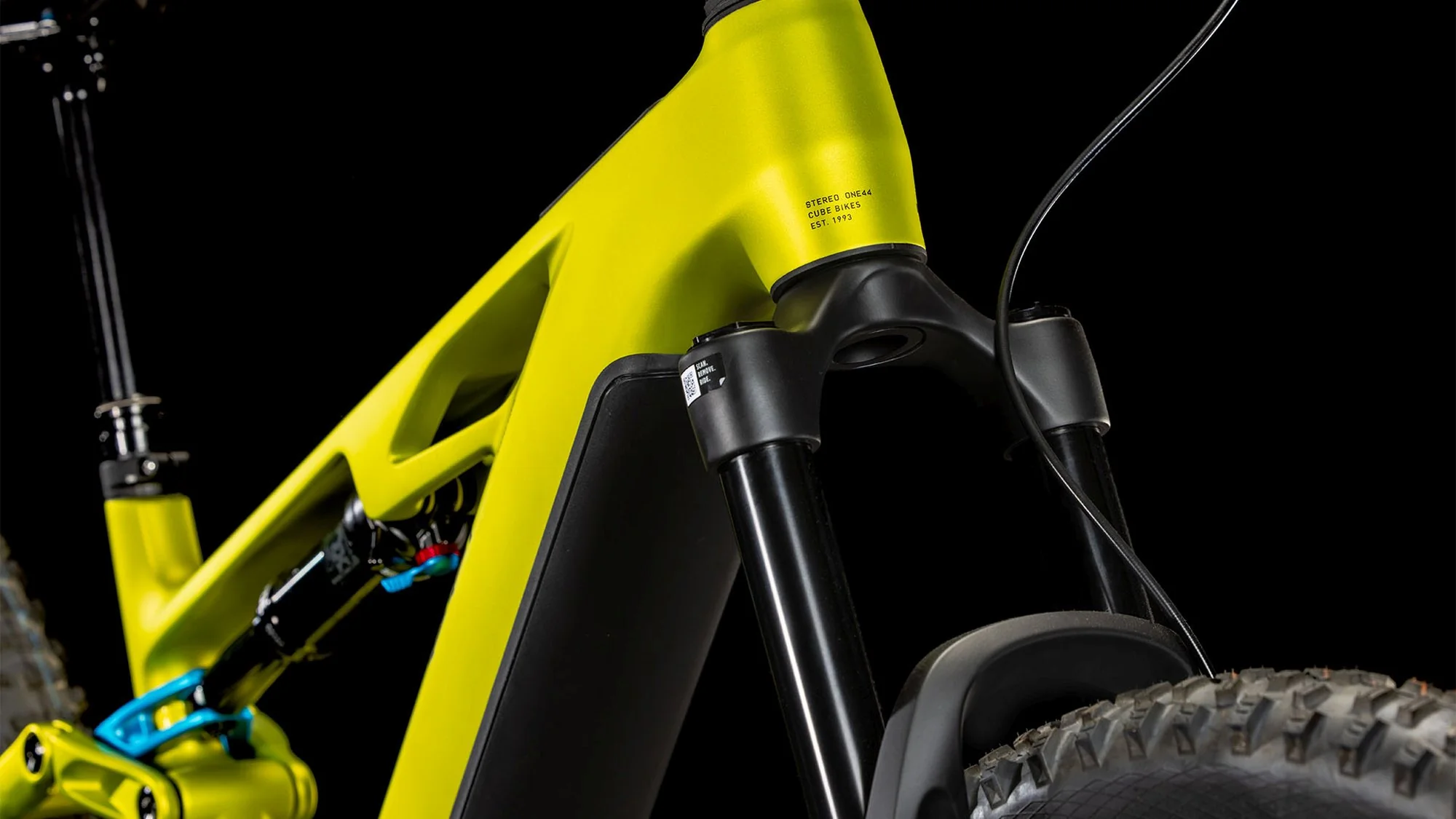 CUBE STEREO HYBRID ONE44 HPC RACE 800 FLASHLIME/BLUE - Image 5