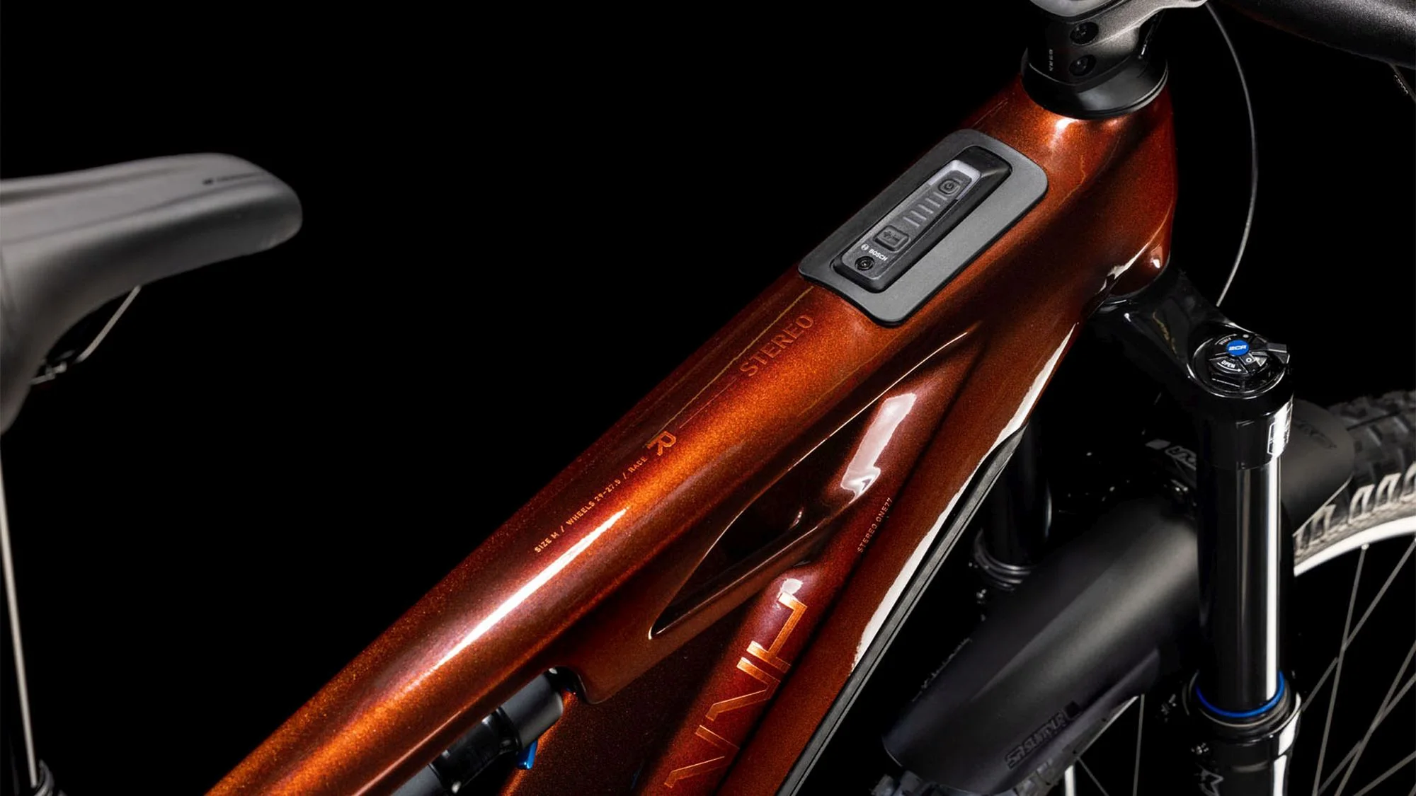 CUBE STEREO HYBRID ONE77 HPC RACE 800 LIQUIDORANGE/ORANGE - Image 3