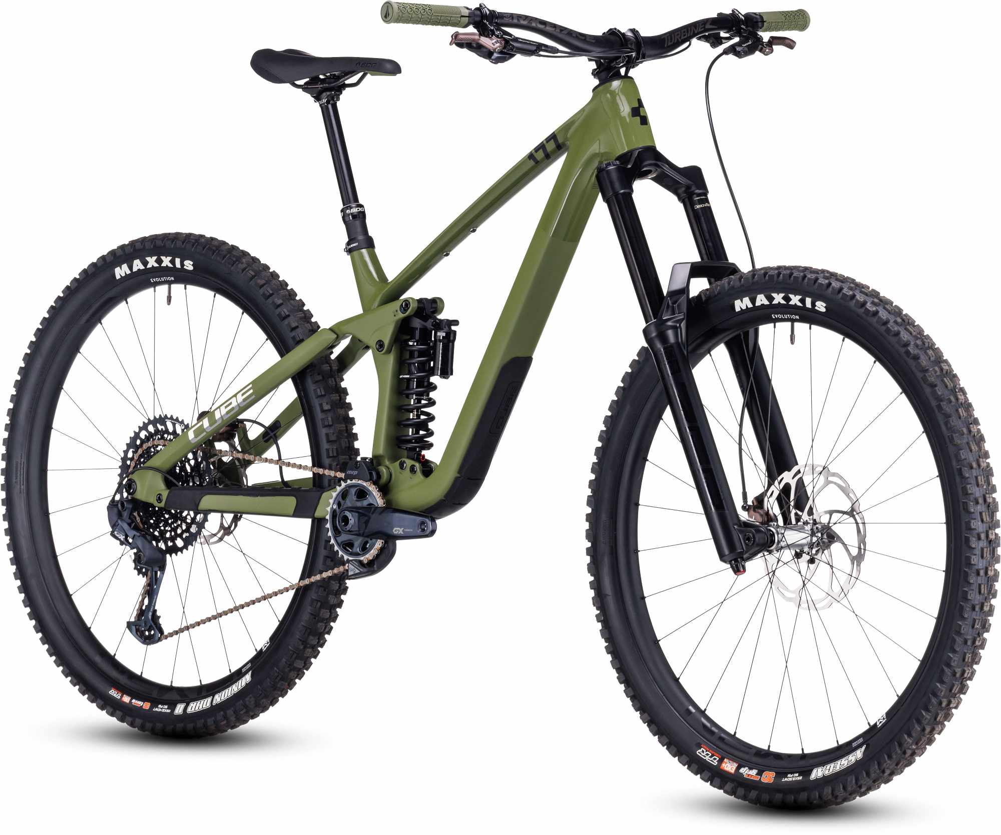 CUBE STEREO ONE77 C:68X TM 29 OLIVE/CHROME - Image 2