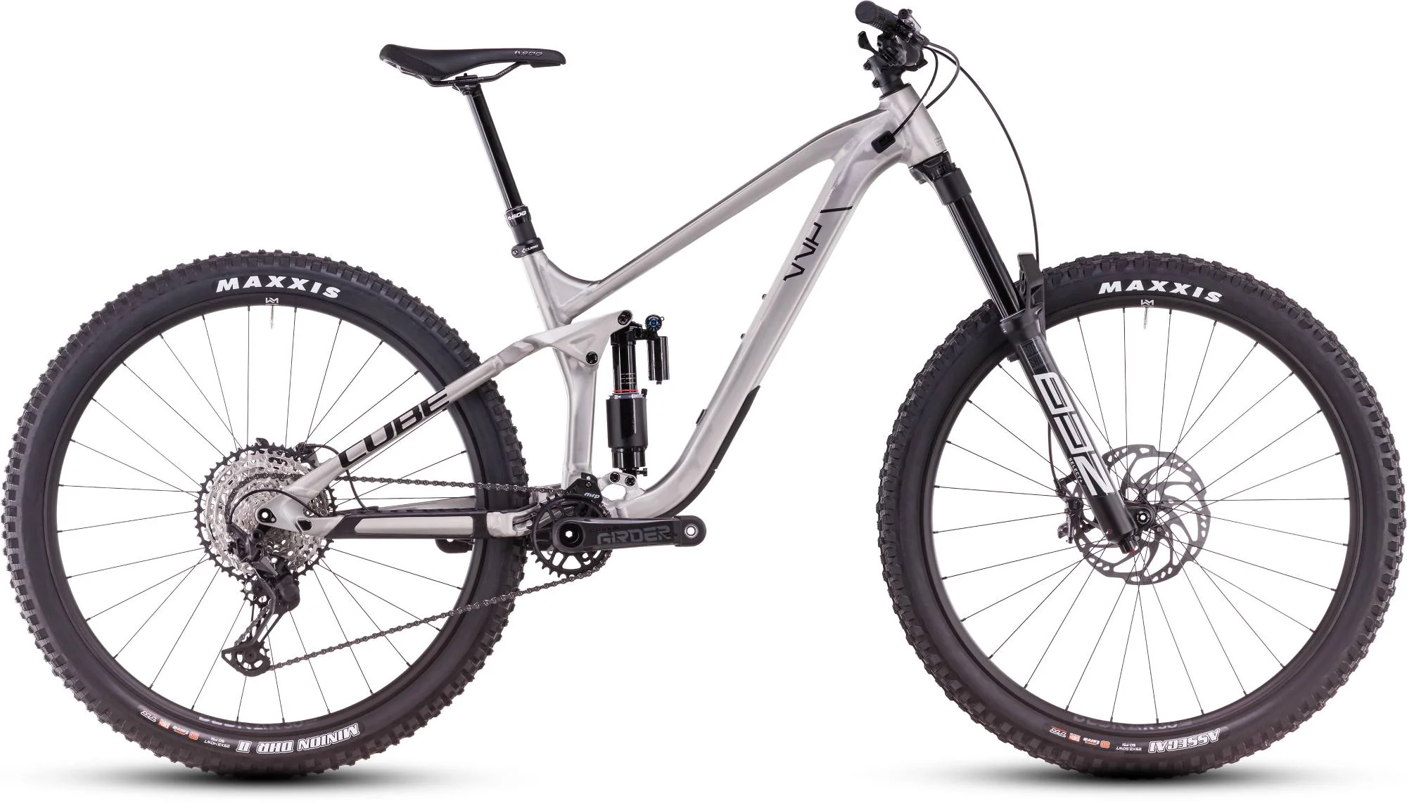 CUBE STEREO ONE77 RACE 29 RAWMETAL/BLACK