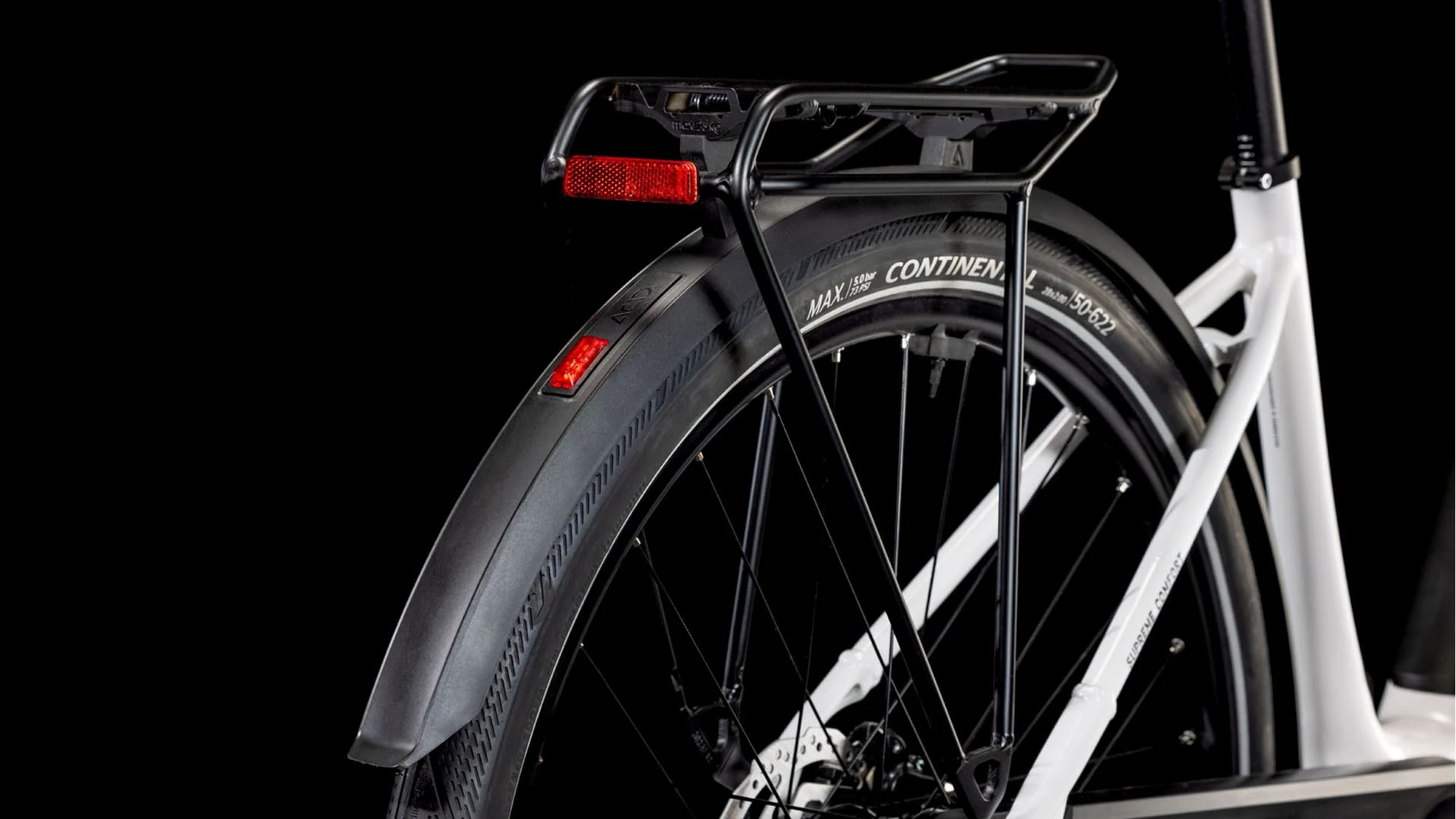 CUBE SUPREME HYBRID COMFORT ONE 500 METALLICWHITE/BLACK - Image 4