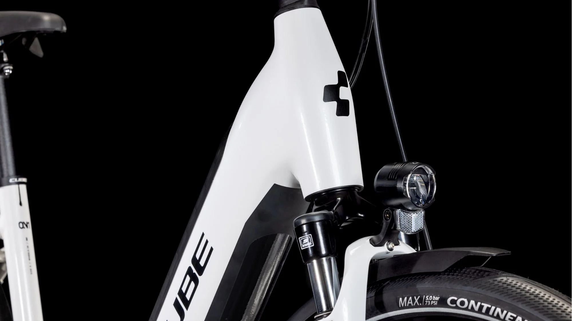 CUBE SUPREME HYBRID COMFORT ONE 500 METALLICWHITE/BLACK - Image 6