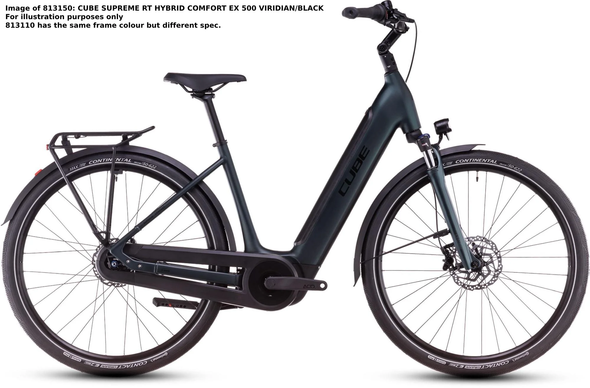 CUBE SUPREME HYBRID COMFORT ONE 500 VIRIDIAN/BLACK