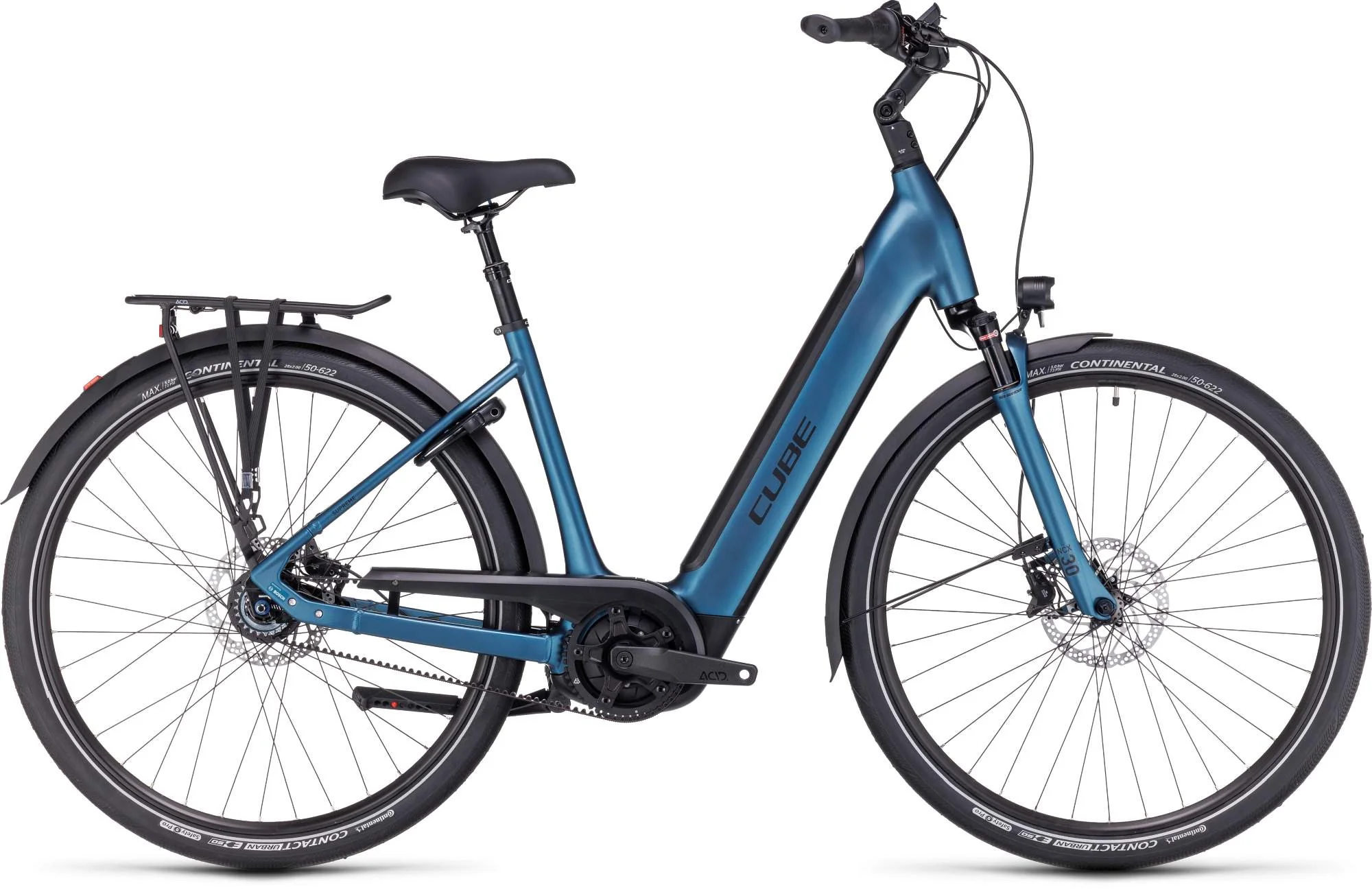 CUBE SUPREME HYBRID EXC 625 SE BLUE/BLACK
