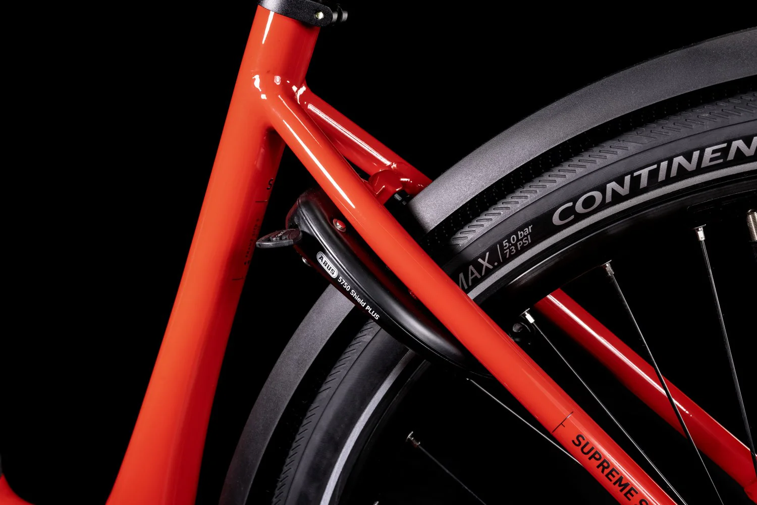 CUBE Supreme Sport Hybrid Pro 625 Red/Black 2022 - Image 4