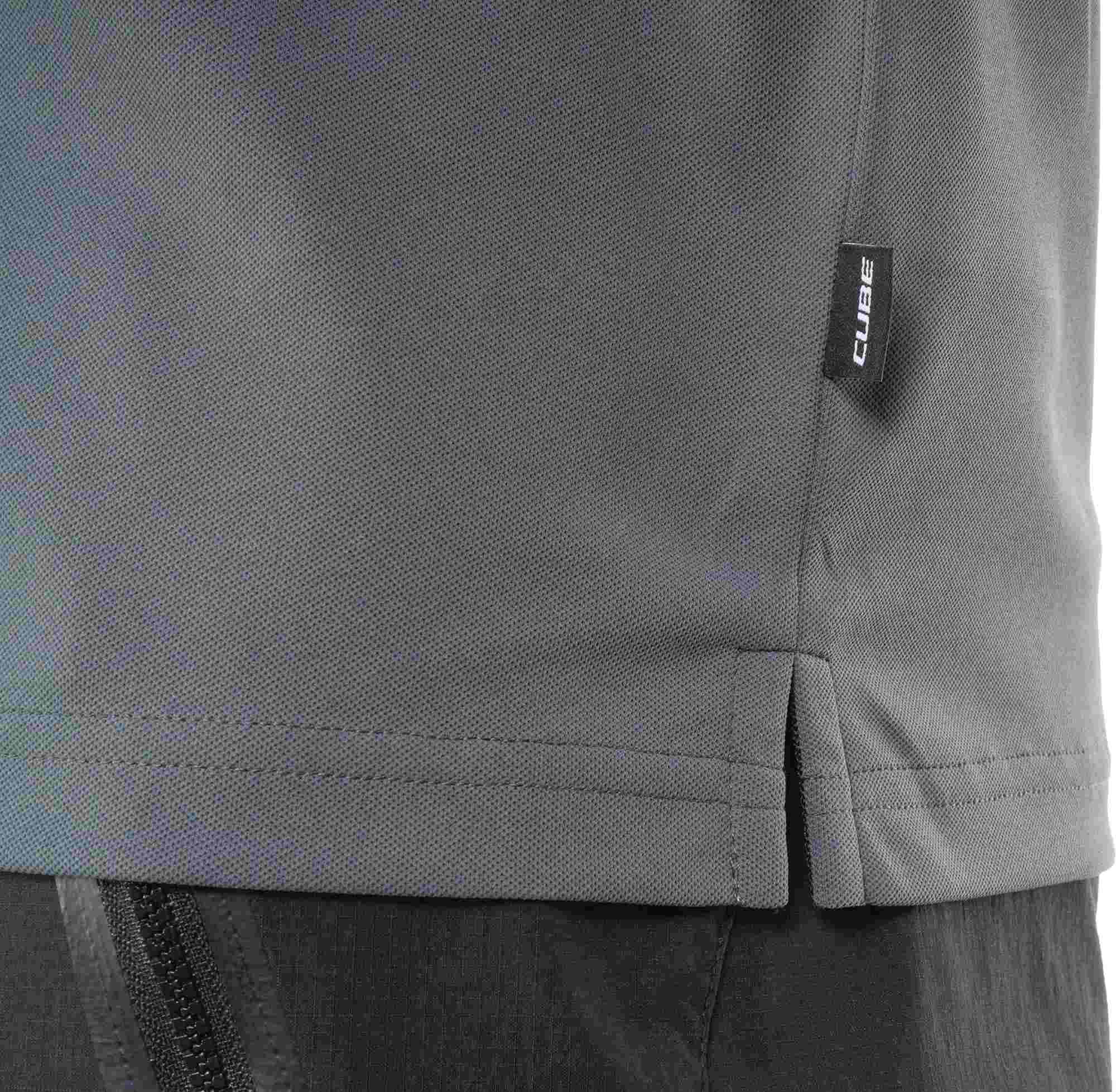 CUBE TECH POLO SHIRT DARK GREY - Image 6