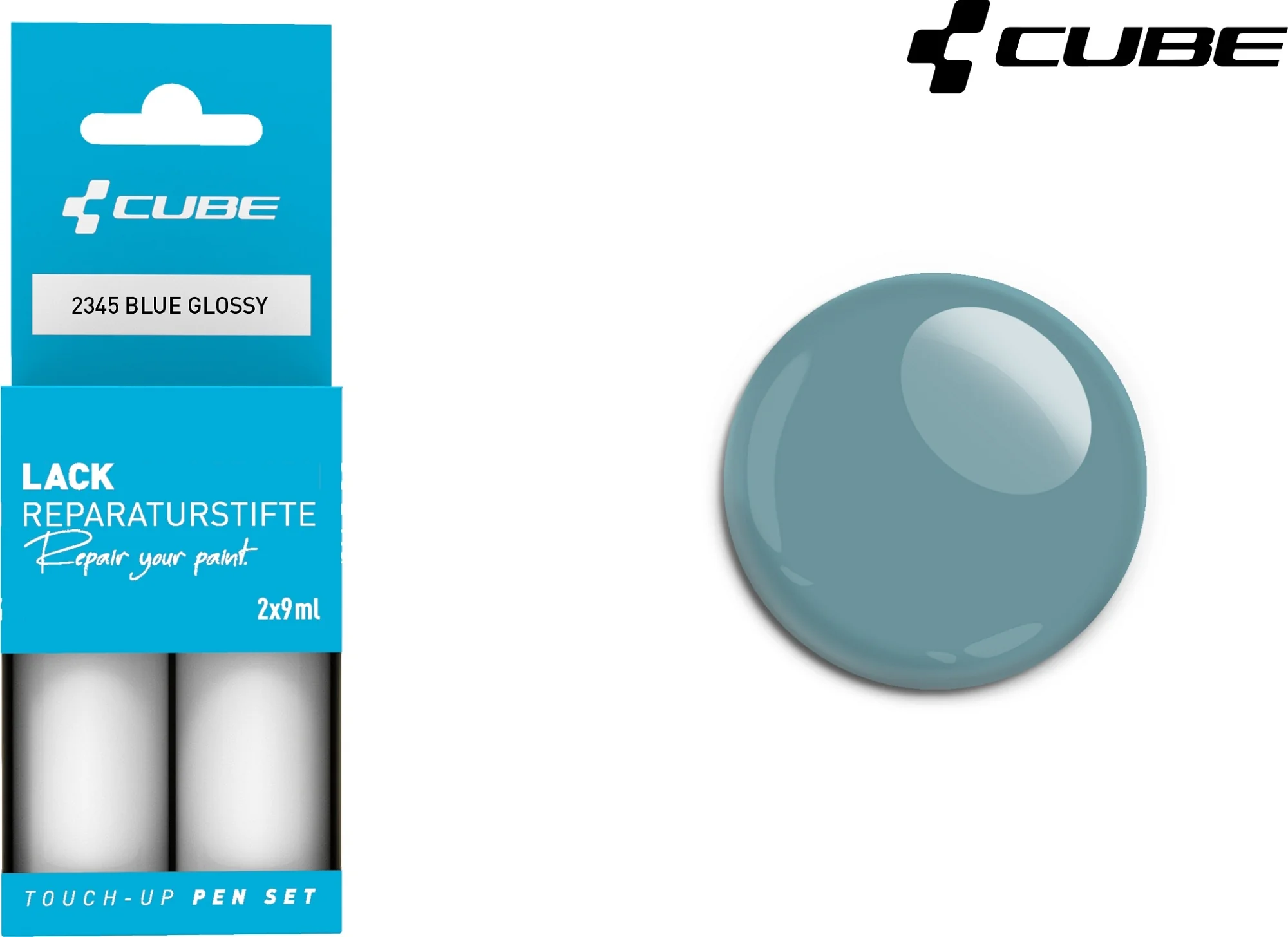 CUBE Touch Up Pen Set Blue Glossy 2345
