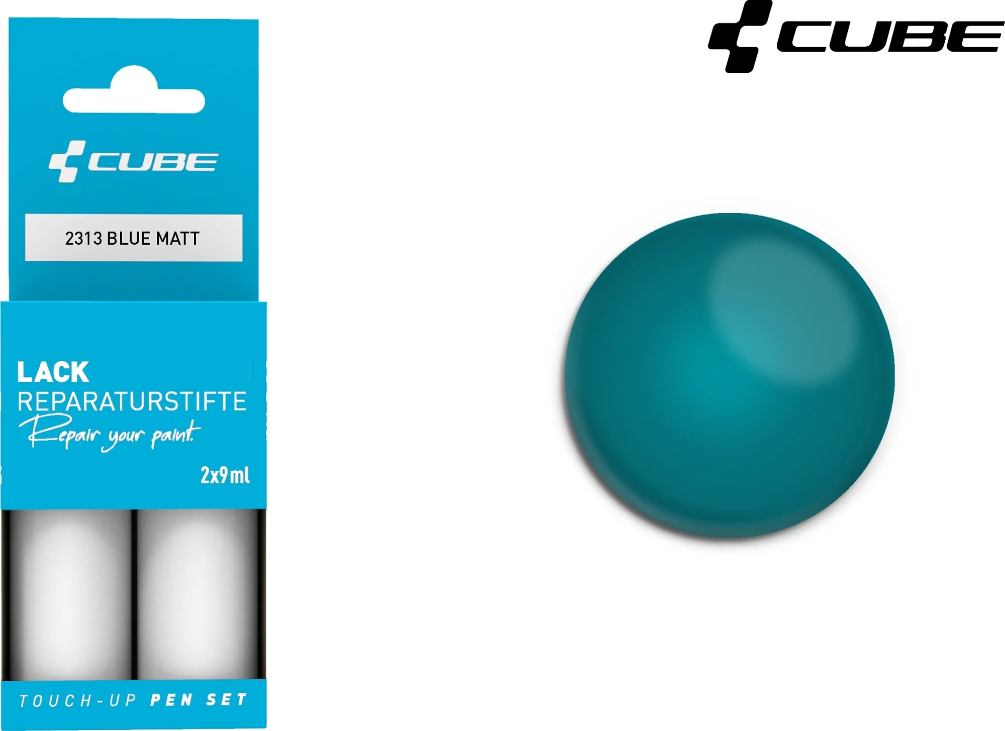 CUBE Touch Up Pen Set Blue Matt 2313