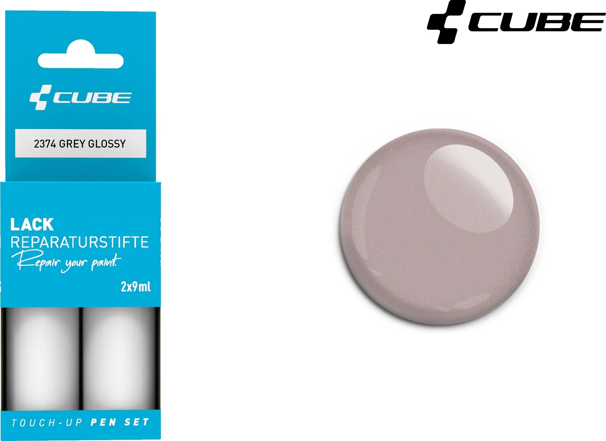 CUBE Touch Up Pen Set Grey Glossy 2374