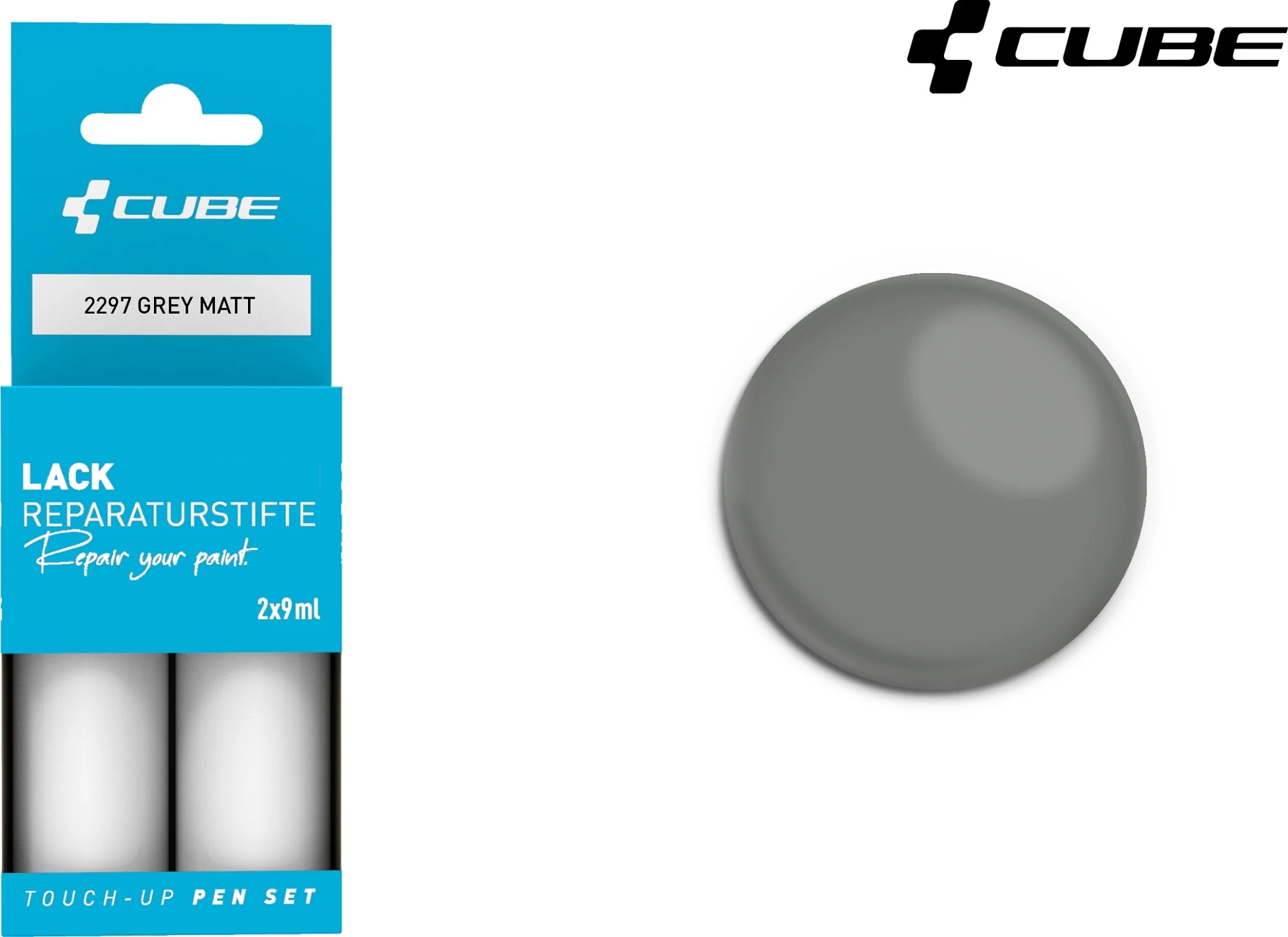 CUBE Touch Up Pen Set Grey Matt 2297