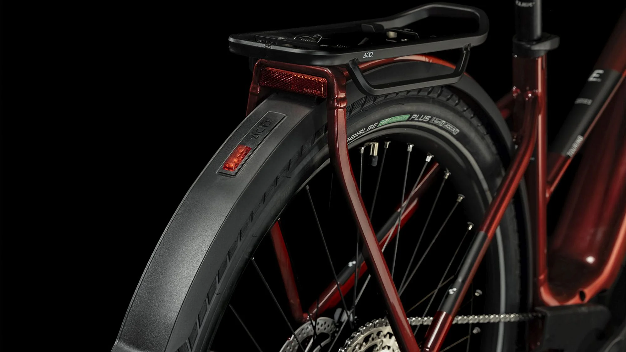 CUBE TOURING HYBRID EXC 625 RED/WHITE - Image 8