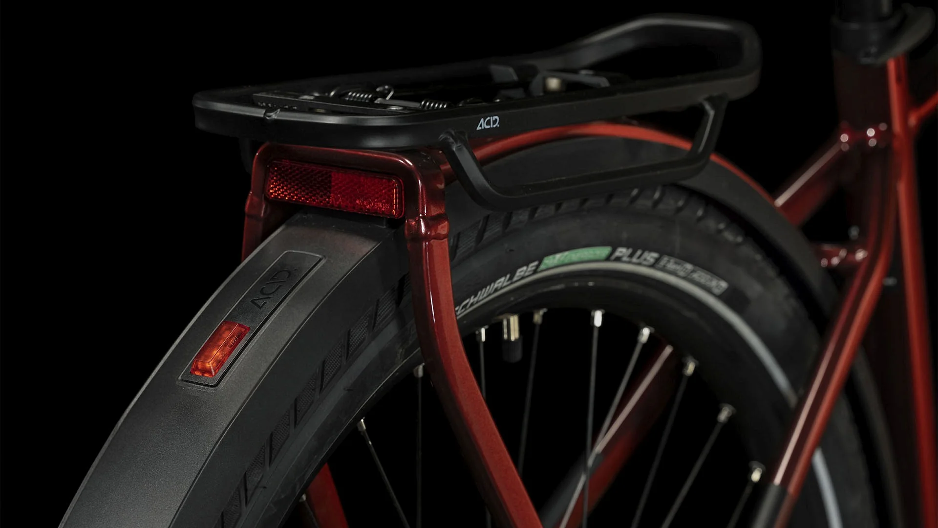 CUBE TOURING HYBRID EXC 625 RED/WHITE - Image 4