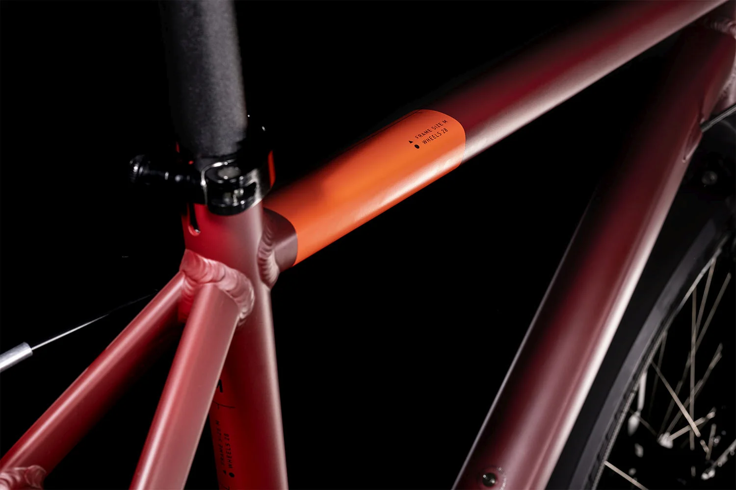 CUBE Touring Darkred/Red 2022 - Image 3