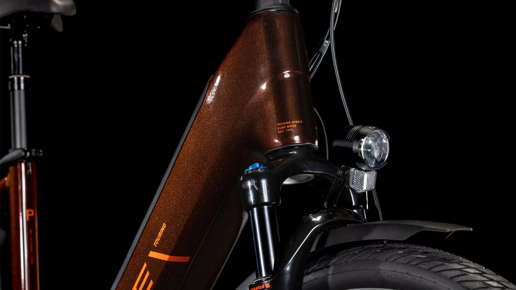 CUBE TOURING HYBRID PRO 625 CINNAMON/ORANGE - Image 20