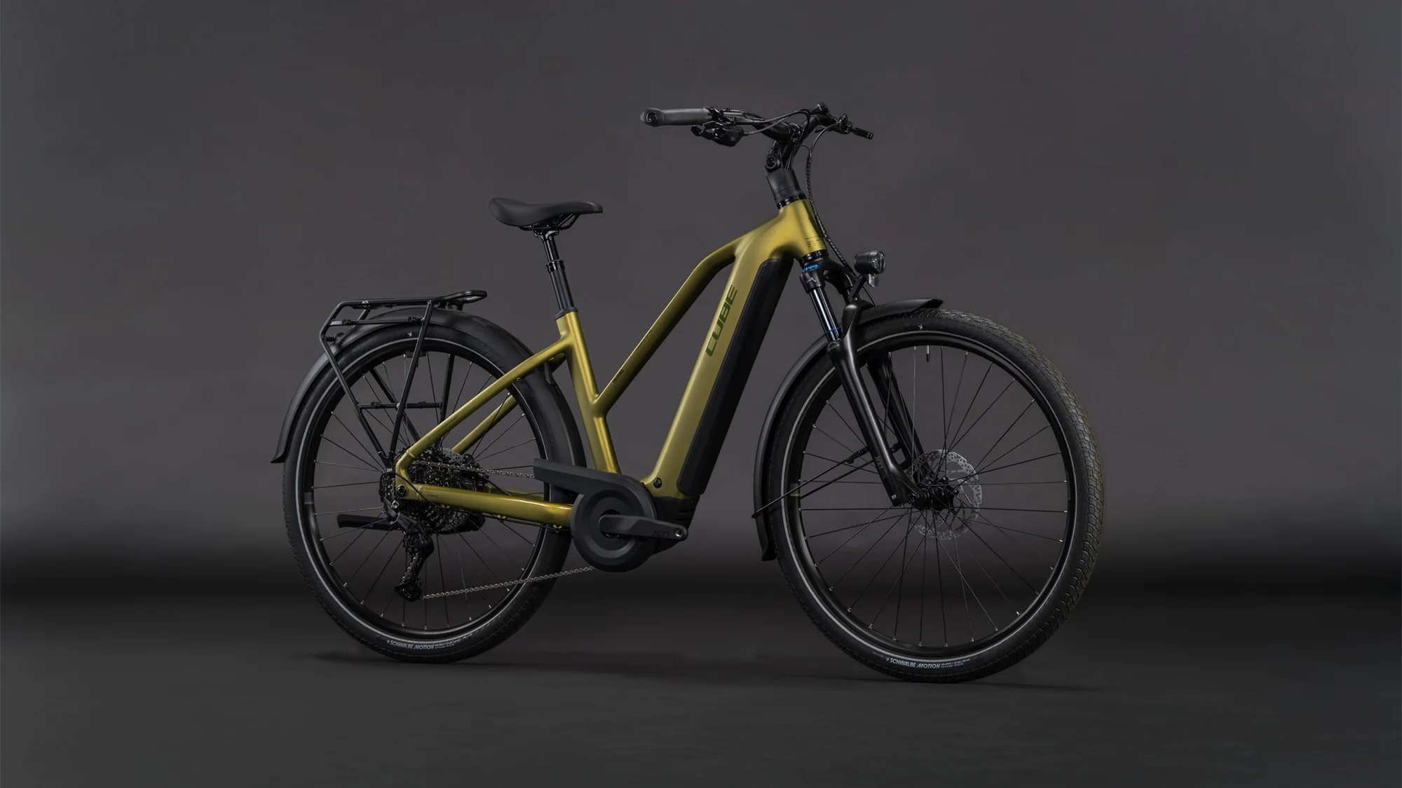 CUBE TOURING HYBRID PRO 800 GOLDENLIME/BLACK - Image 16