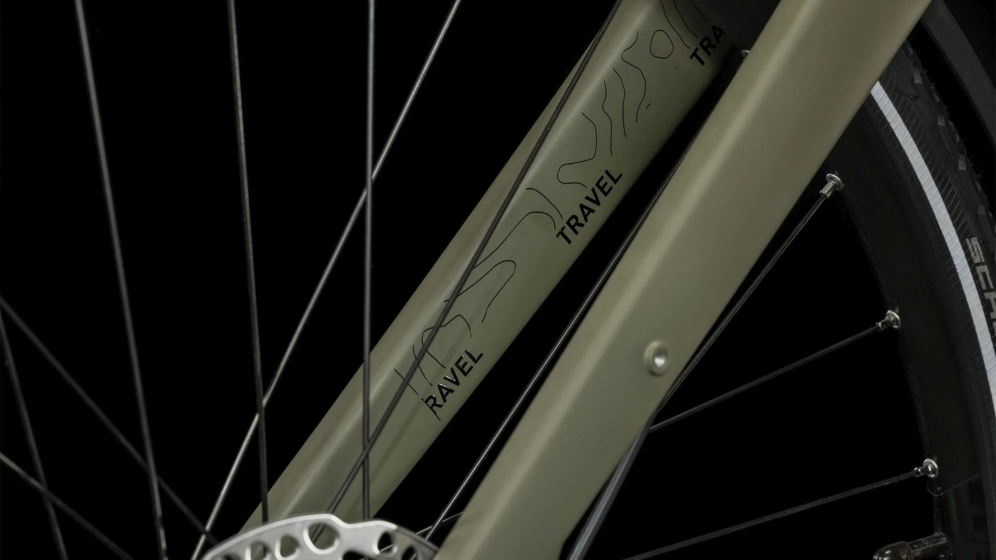 CUBE TRAVEL SLX OLIVE/BLACK - Image 8