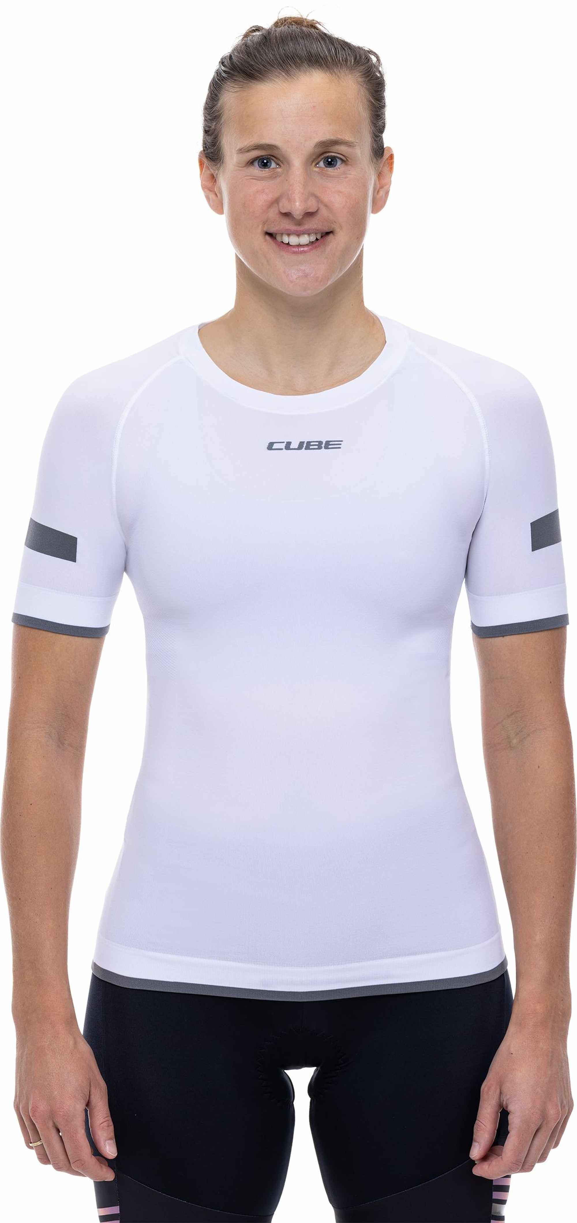 CUBE WS BASELAYER RACE BE COOL S/S WHITE - Image 3