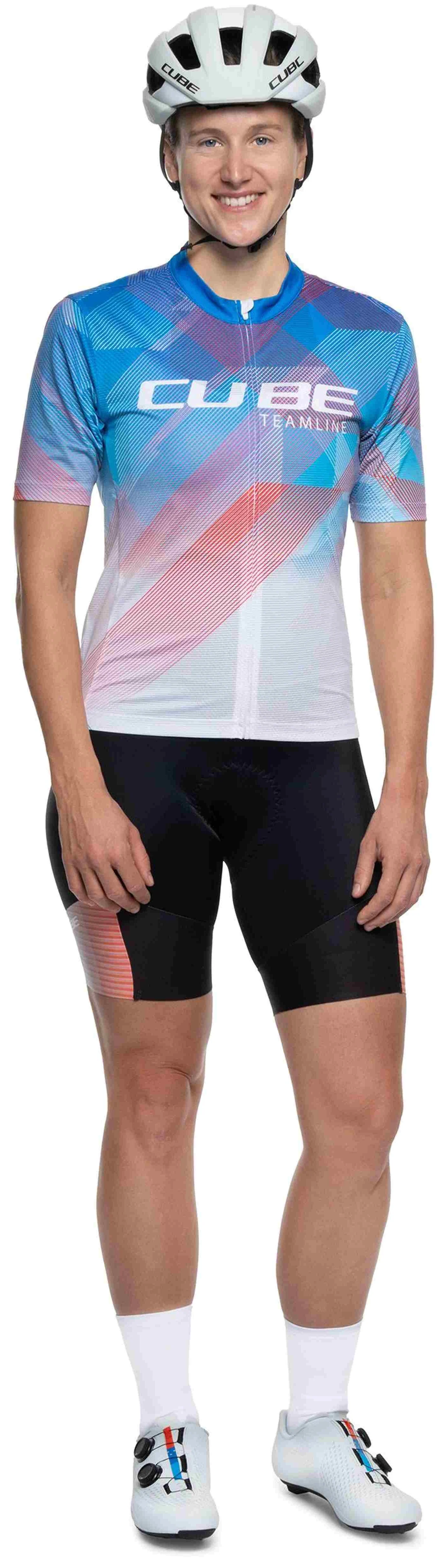CUBE WS JERSEY CMPT TEAMLINE S/S WHITE - Image 3