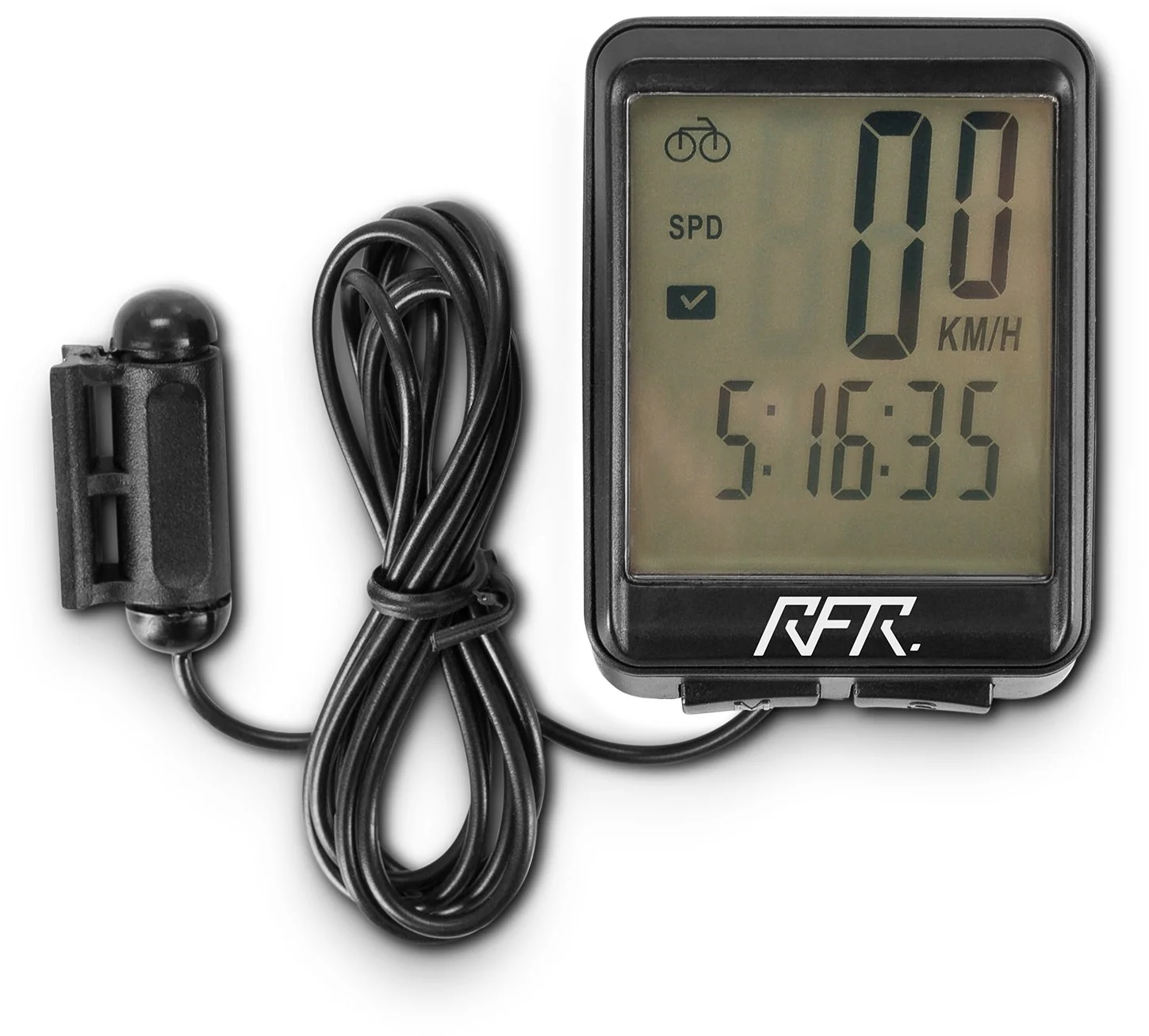 RFR Cycle Computer Cmpt Black/White - Image 2