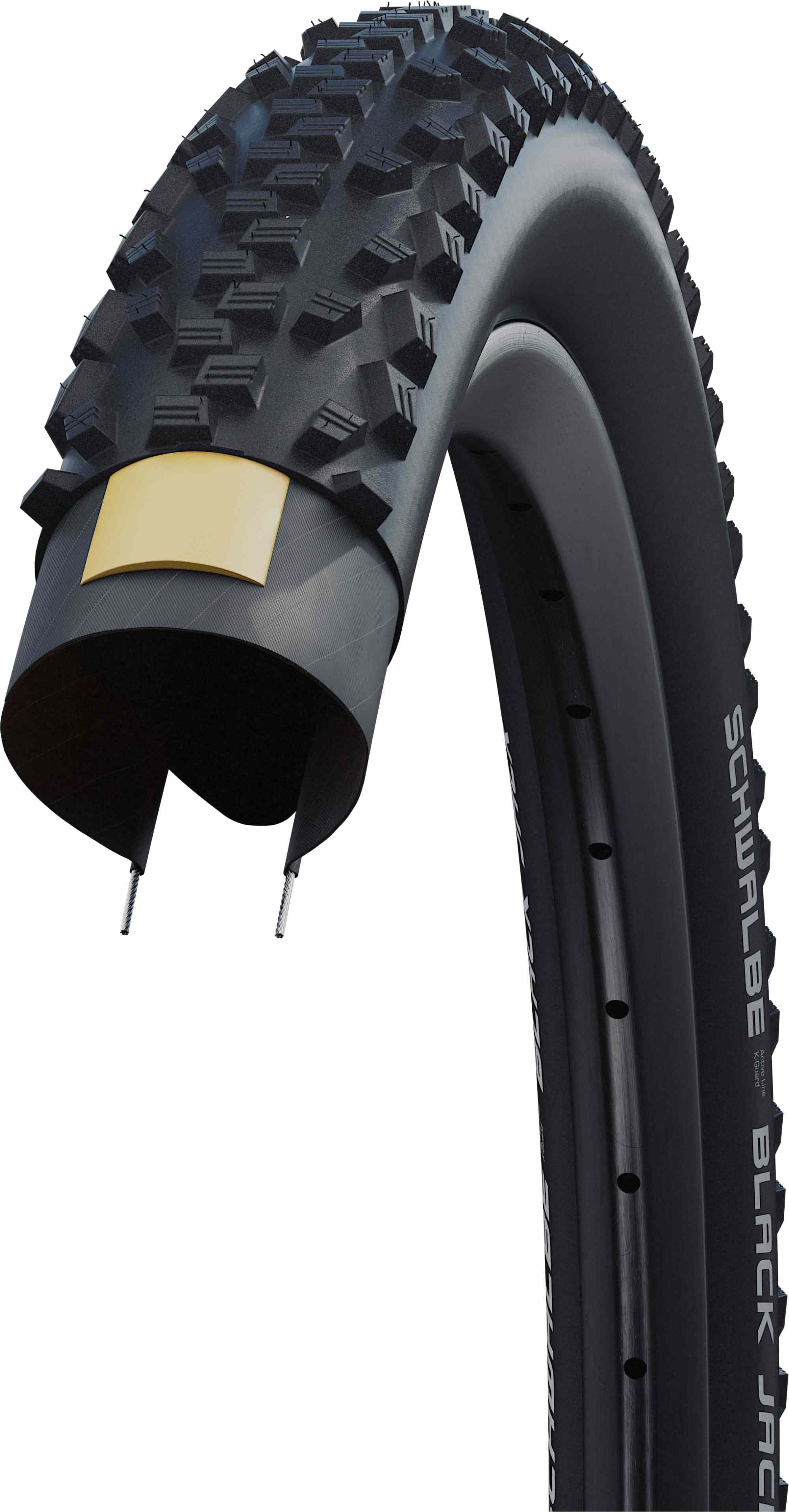 SCHWALBE BLACK JACK K-GUARD BLACK 26X1.90 - Image 2