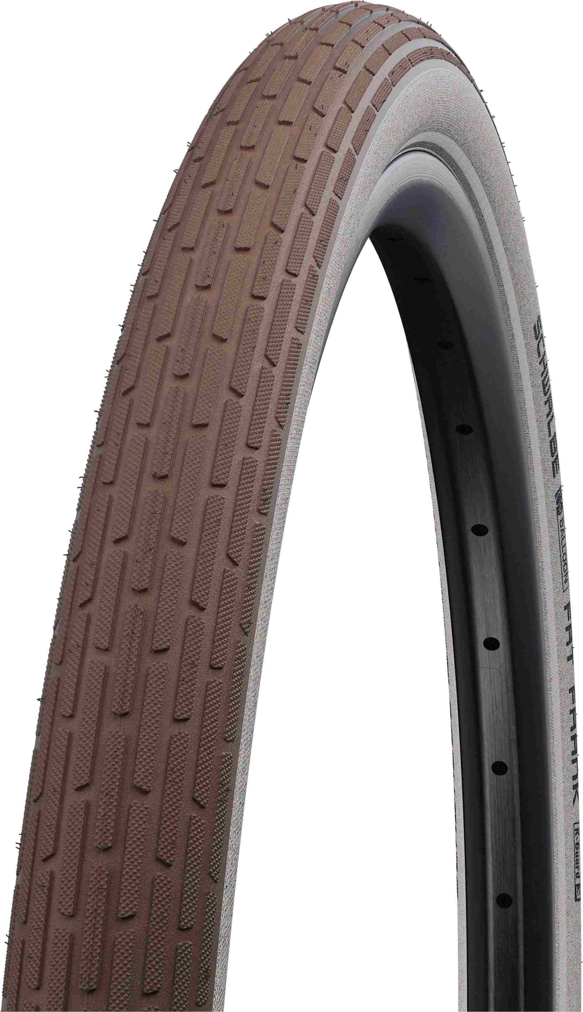 SCHWALBE FAT FRANK TWIN BROWN/WHITE+REFLEX 28X2.00 - Image 2