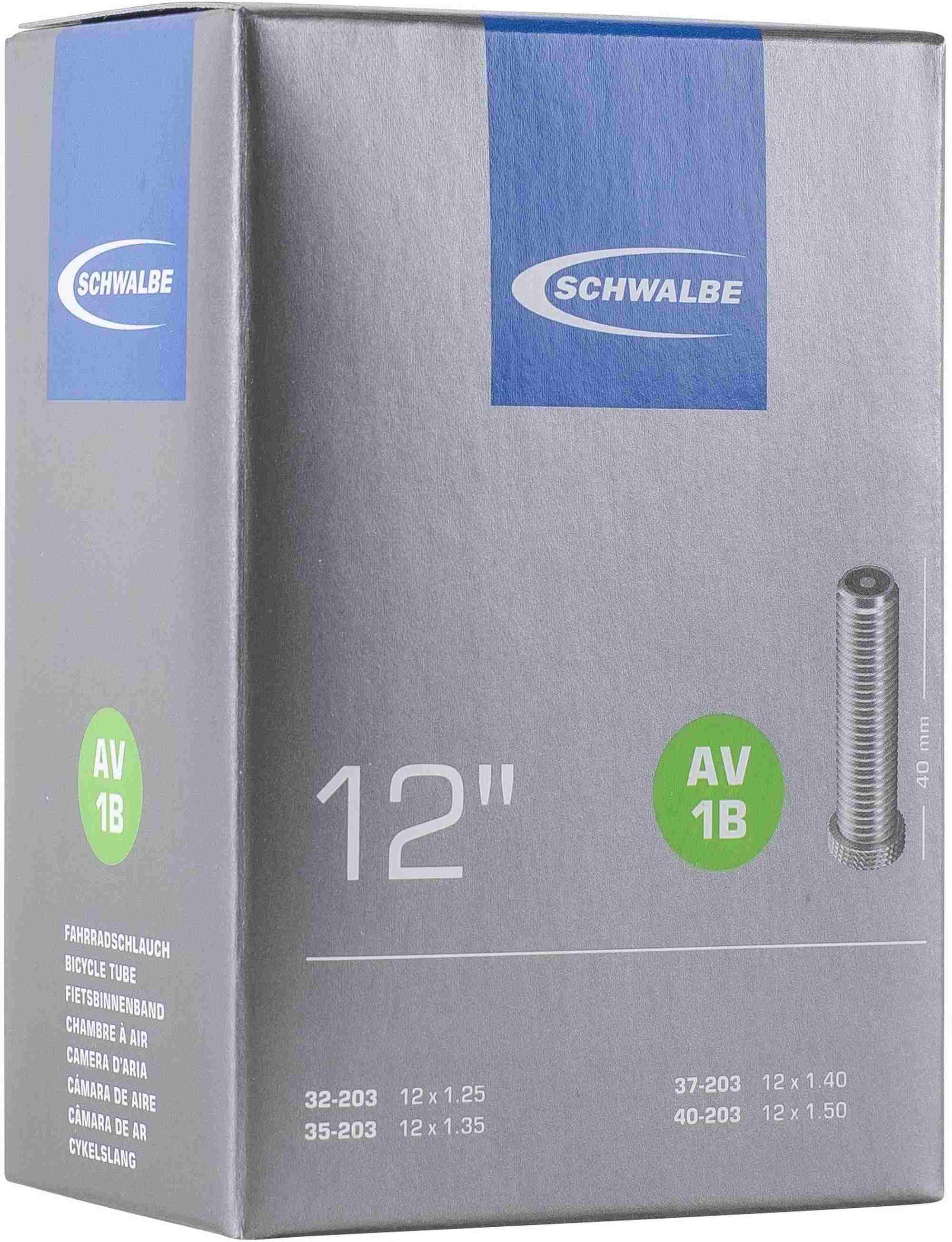 SCHWALBE INNER TUBE AV1B 32/40-203 40MM