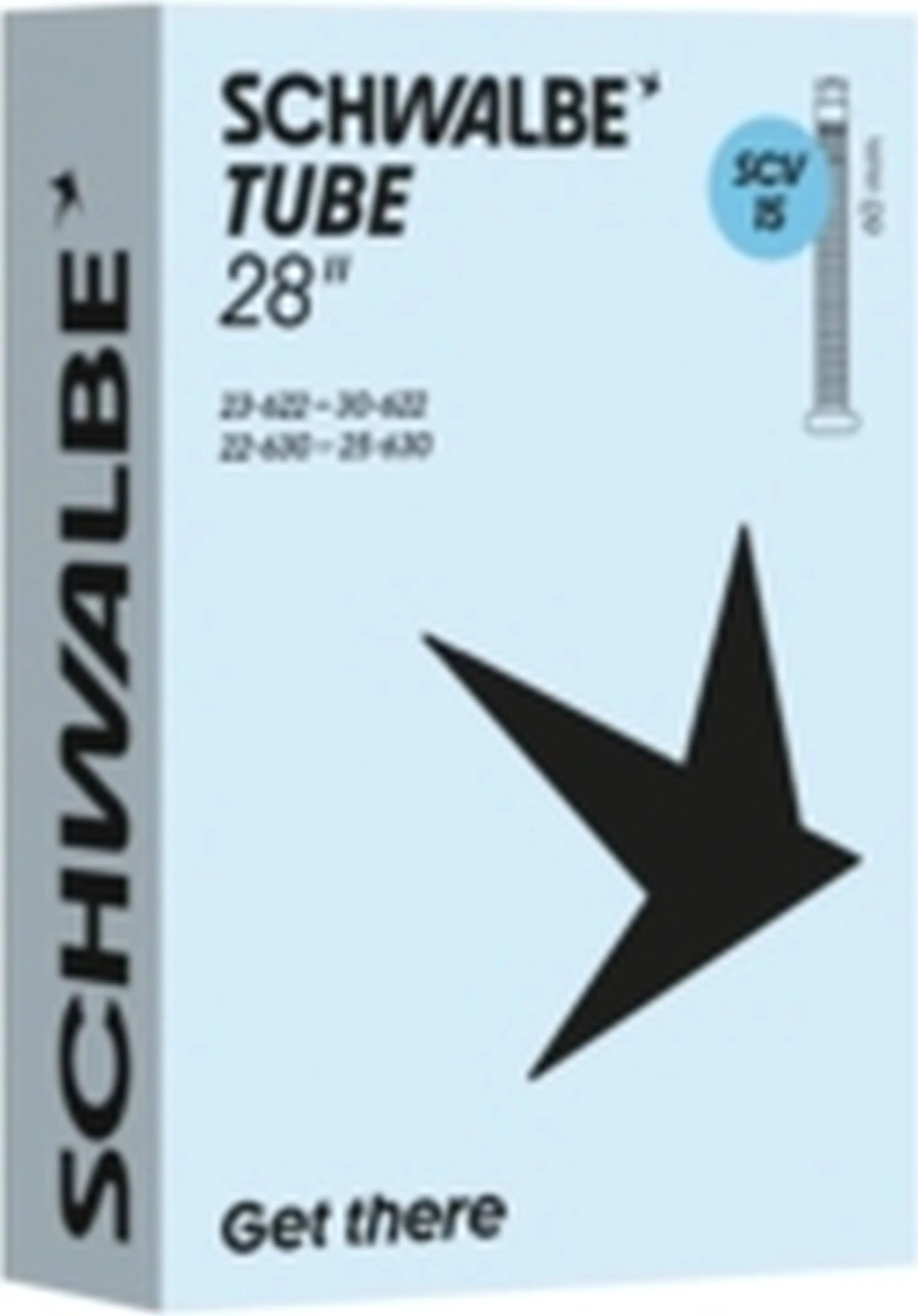 SCHWALBE INNER TUBE SCV15 23/32-622/630 60MM
